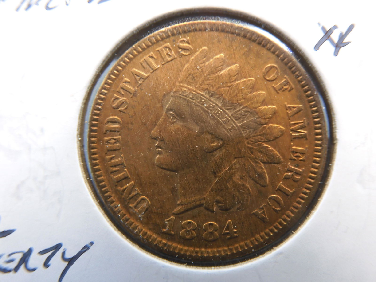 1884 Indian Head Penny - Full Liberty! (1 of 3)