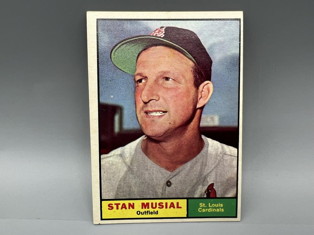 1961 TOPPS #290 STAN MUSIAL (HOF) / CARDINALS (1 of 2)