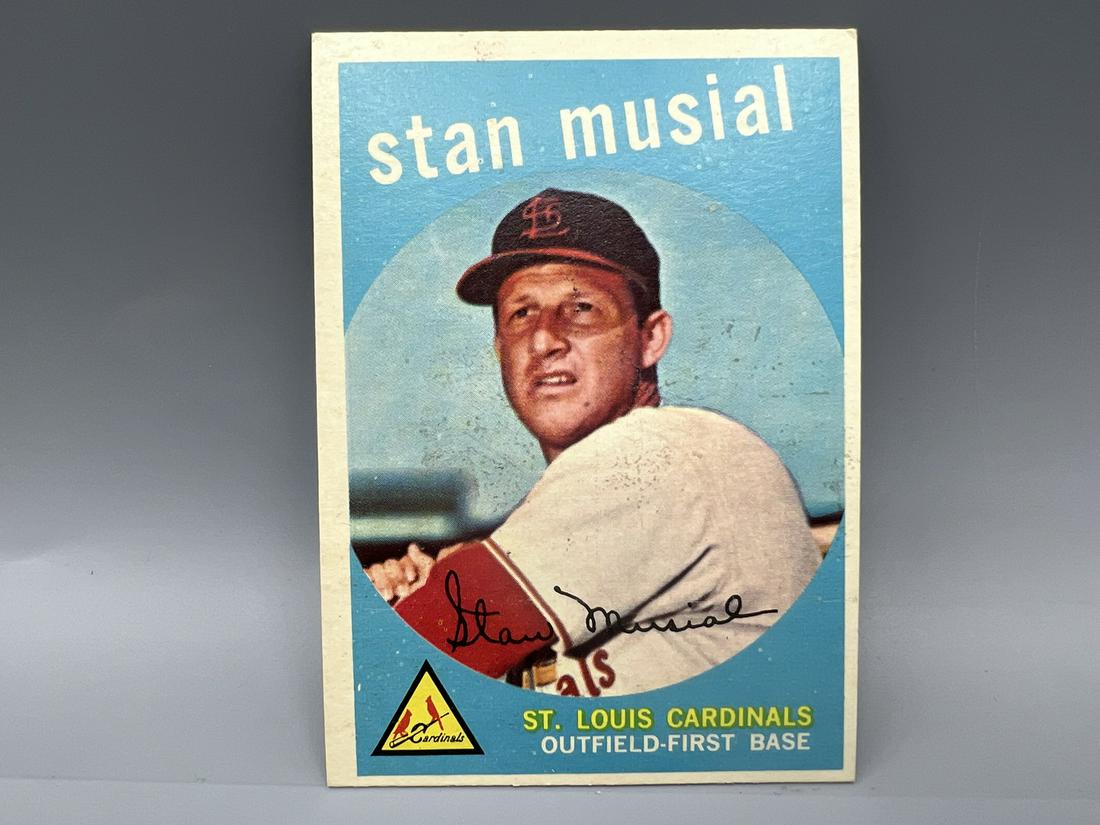 1959 TOPPS #150 STAN MUSIAL (HOF) / CARDINALS (1 of 2)