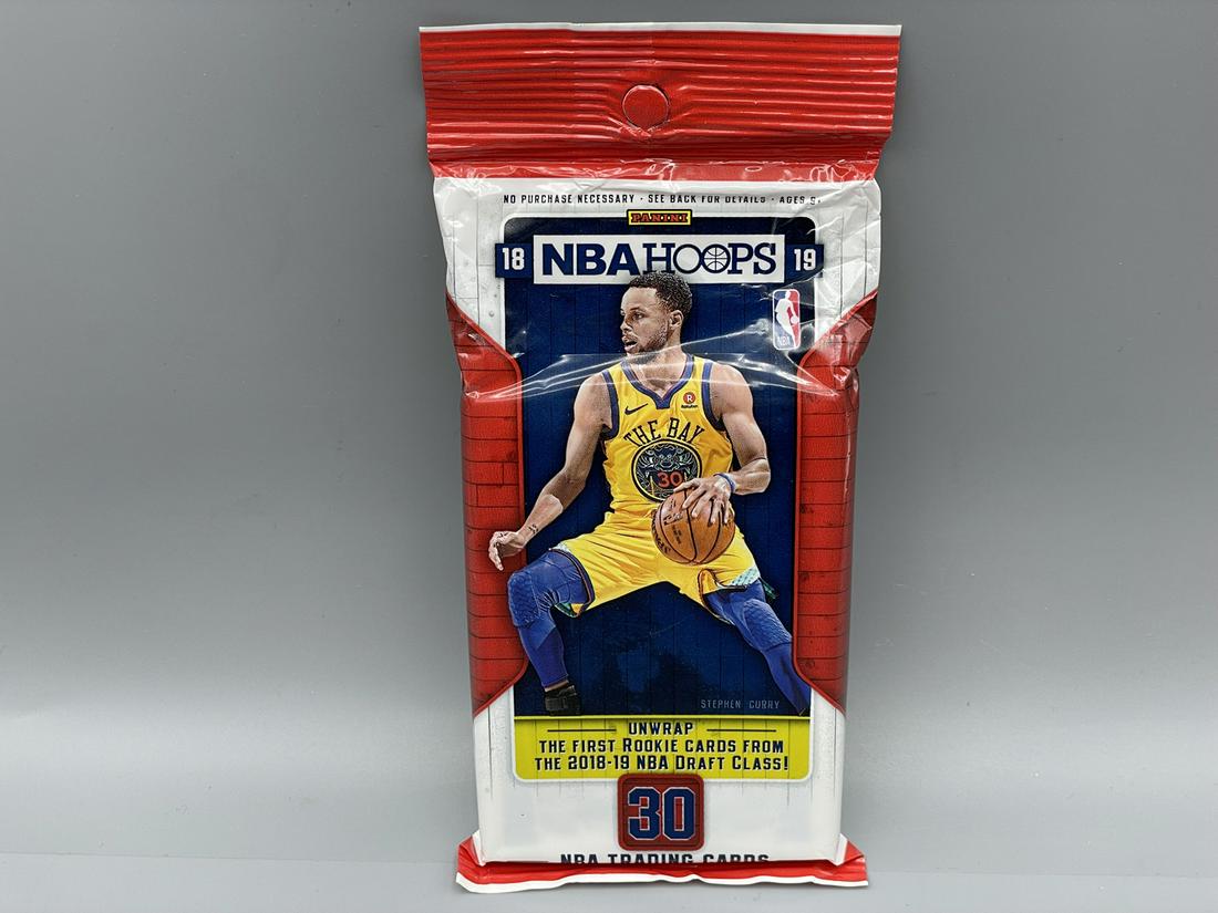 2018-19 NBA Hoops Basketball Unopened 30 Card Pack - Possible rookies of Luka Doncic, Trae Young (1 of 2)