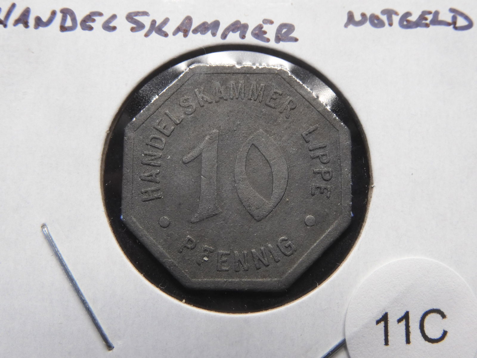 1917 Germany, Handelskammer 10 Pfennig Not geld. (1 of 3)