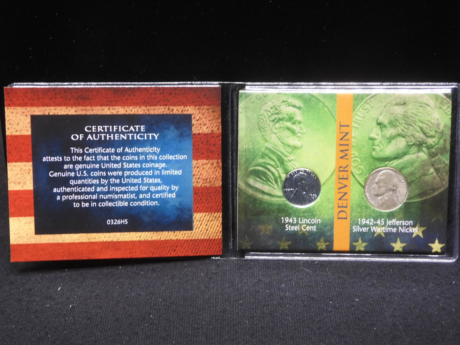 Rare Coins That Helped Win WWII Coin Set With Certificate Of Authenticity. (1 of 6)