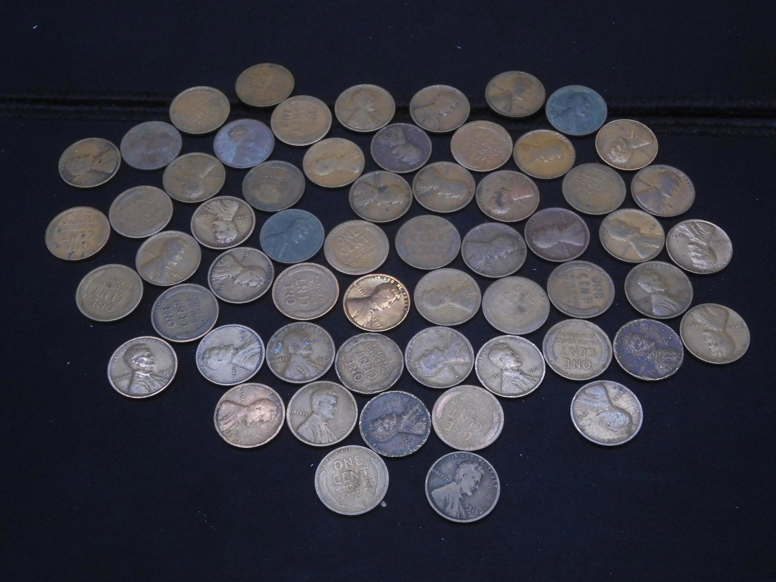 58 Lincoln Wheat Pennies total (14-1917) - (7-1920) - (5-1941) - (32-1919): 58 Lincoln Wheat Pennies total (14-1917) - (7-1920) - (5-1941) - (32-1919)