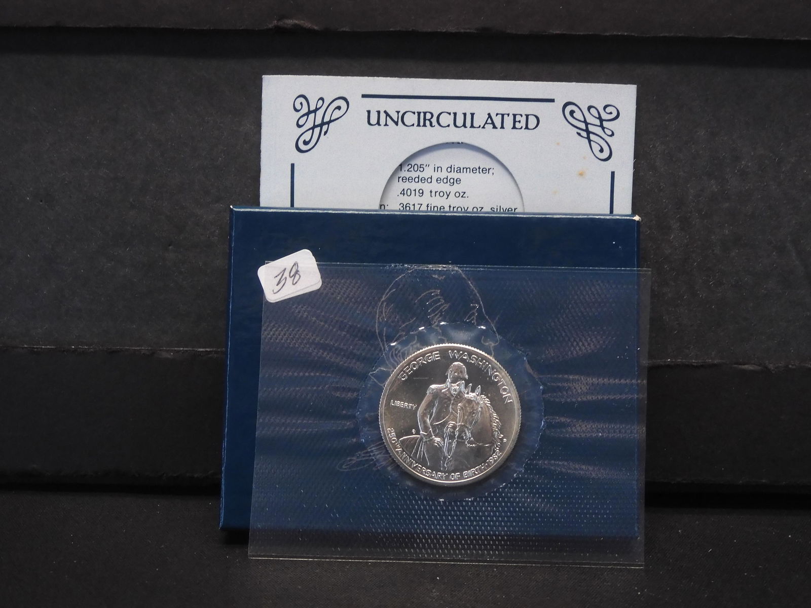 1982-D 90% Silver Washington Comm. Half Dollar (1 of 4)