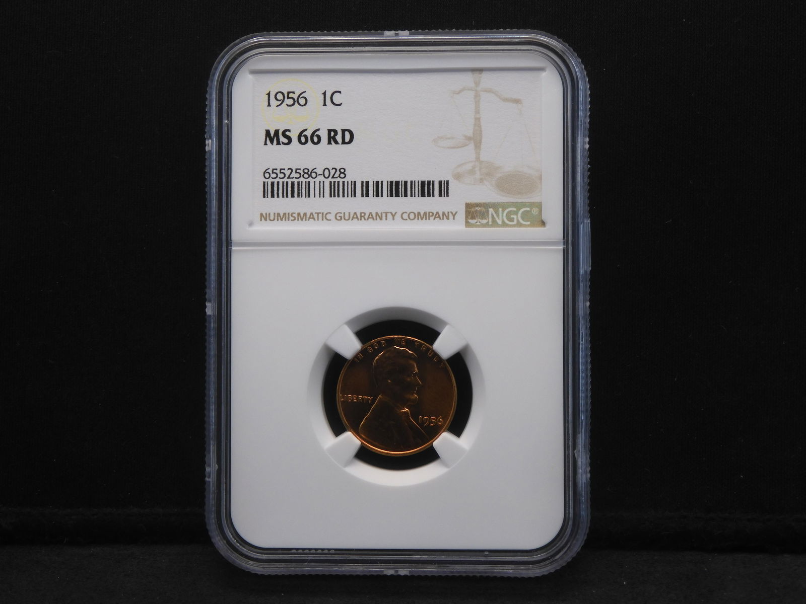 1956 Lincoln Wheat Cent - NGC MS66 RD (1 of 4)