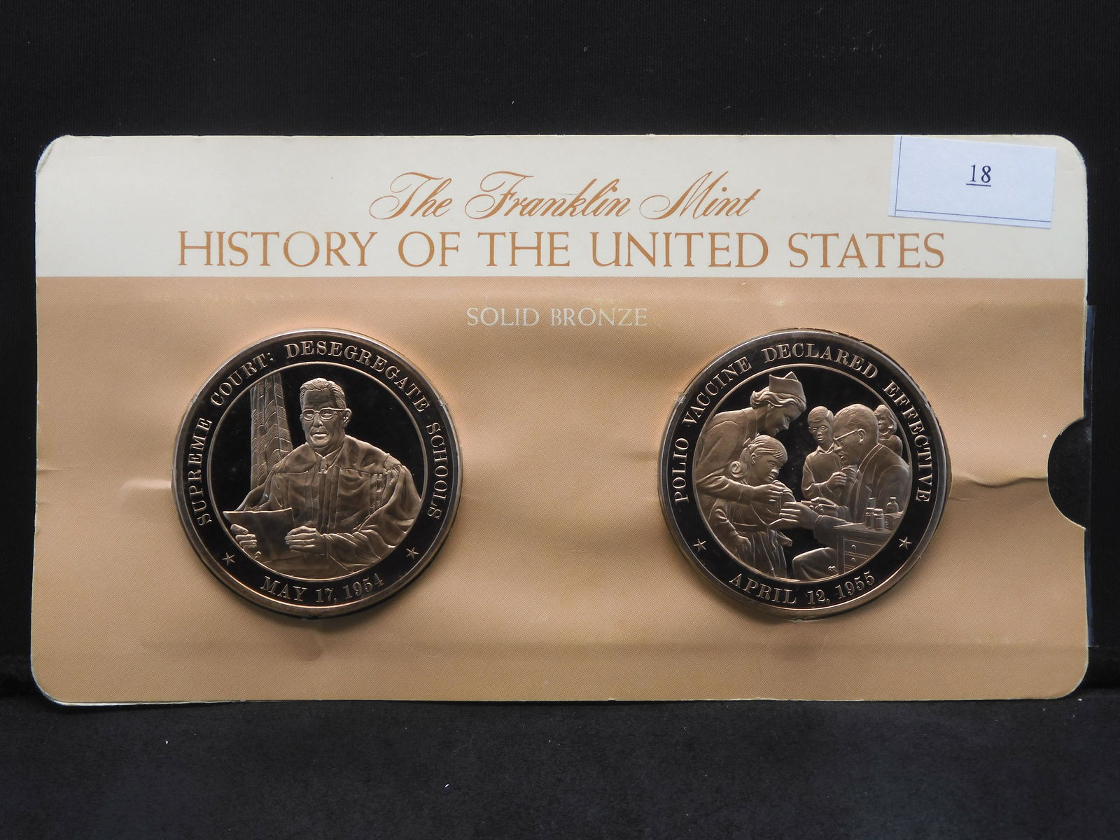 History of the U.S. Solid Bronze - 2 Rounds (1 of 7)