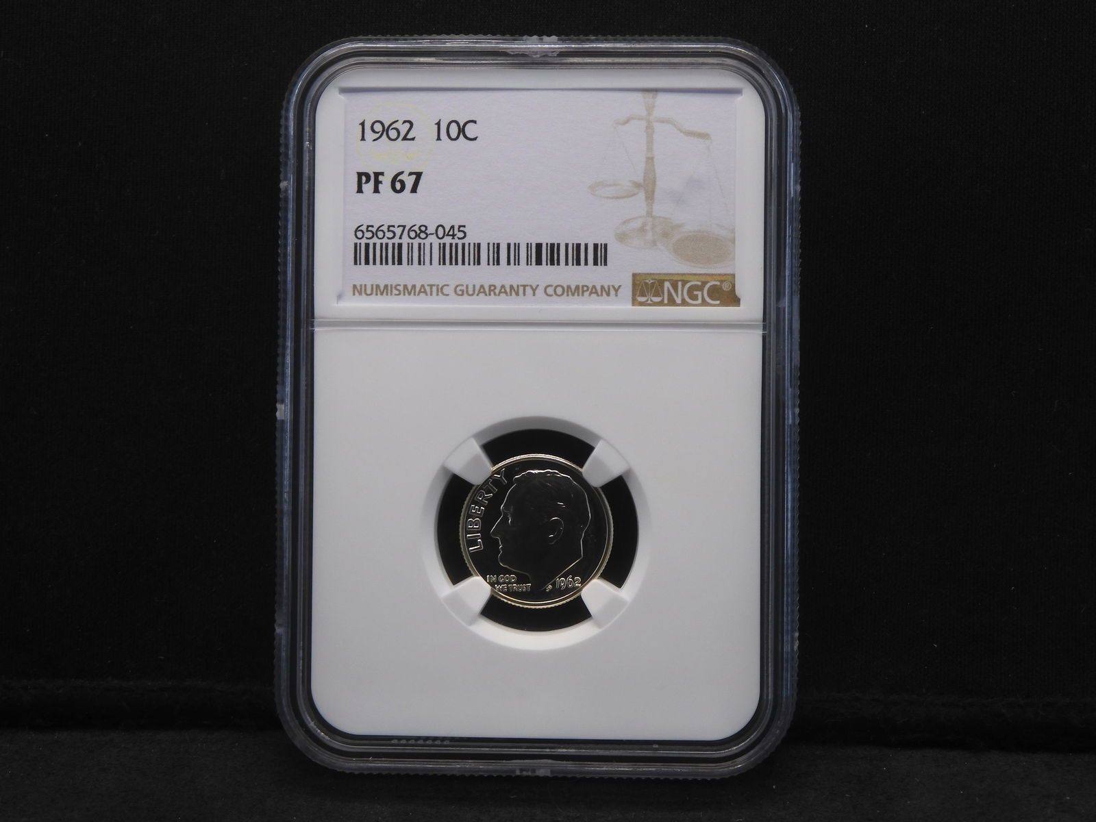 1962 Roosevelt Dime - NGC PF67 (1 of 4)