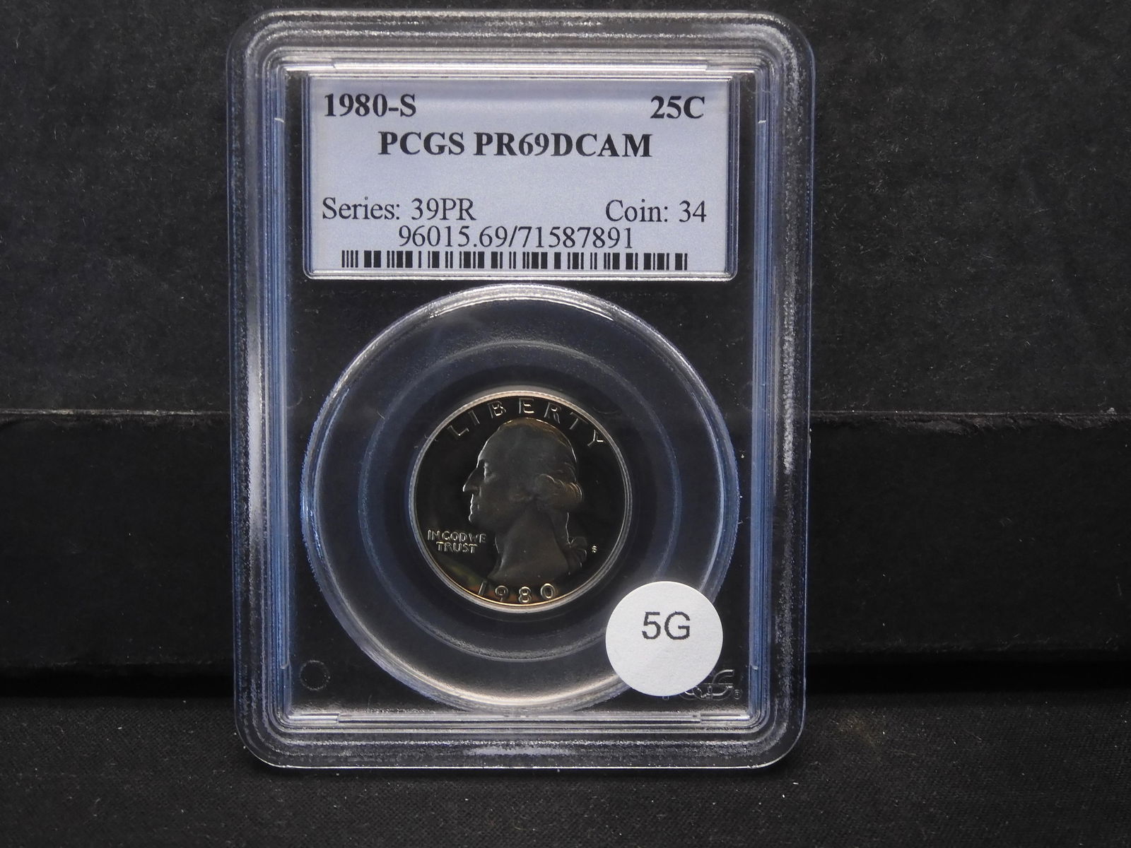 1980-S Washington 25c. PCGS PR69DCAM. PCGS PRICE $12 (1 of 4)