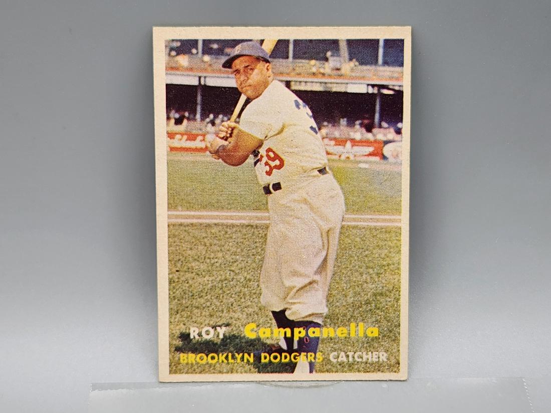 1957 Topps Roy Campanella #210 HOF: 1957 Topps Roy Campanella #210 HOF