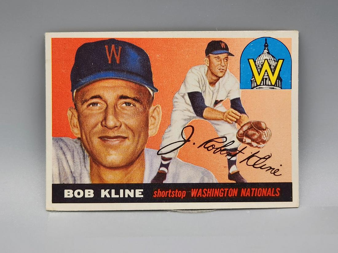 1955 Topps Bob Kline #173 Tough High Number (1 of 2)
