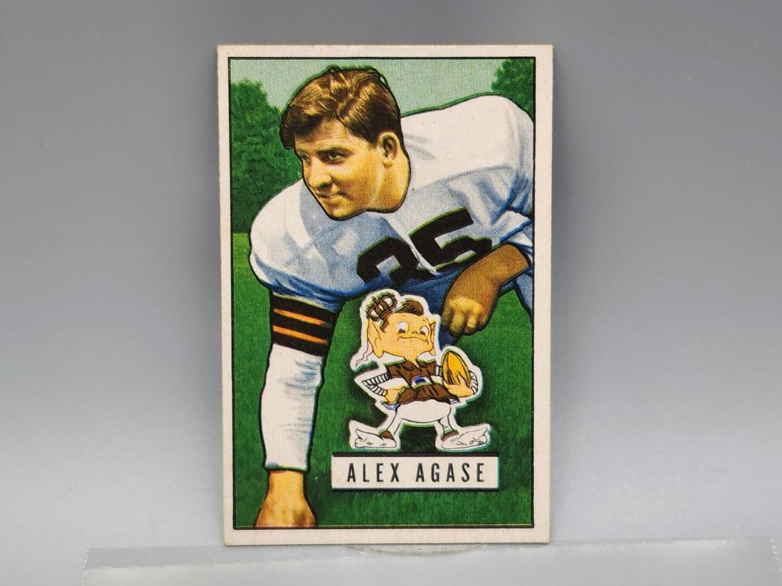1951 Bowman Alex Agase #111: 1951 Bowman Alex Agase #111