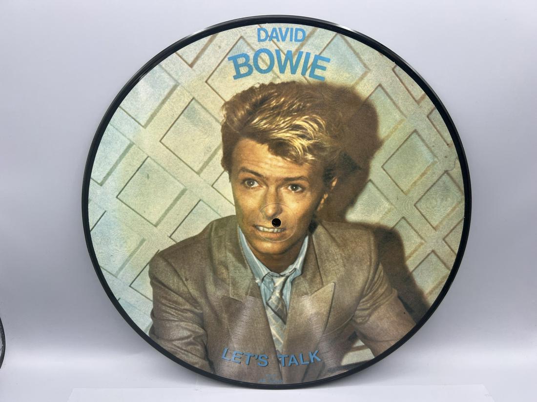 1983 David Bowie Rare Interview/Let's Talk Photo/Picture Disc Vinyl (1 of 2)