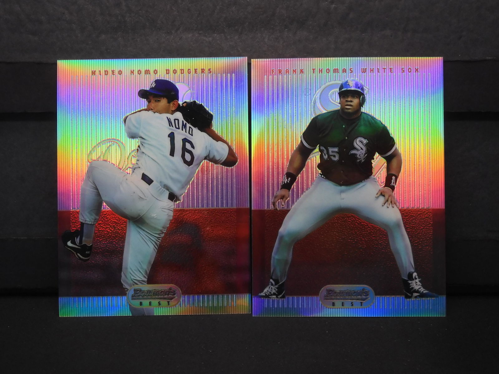 Hideo Nomo & Frank Thomas Baseball cards (1 of 5)