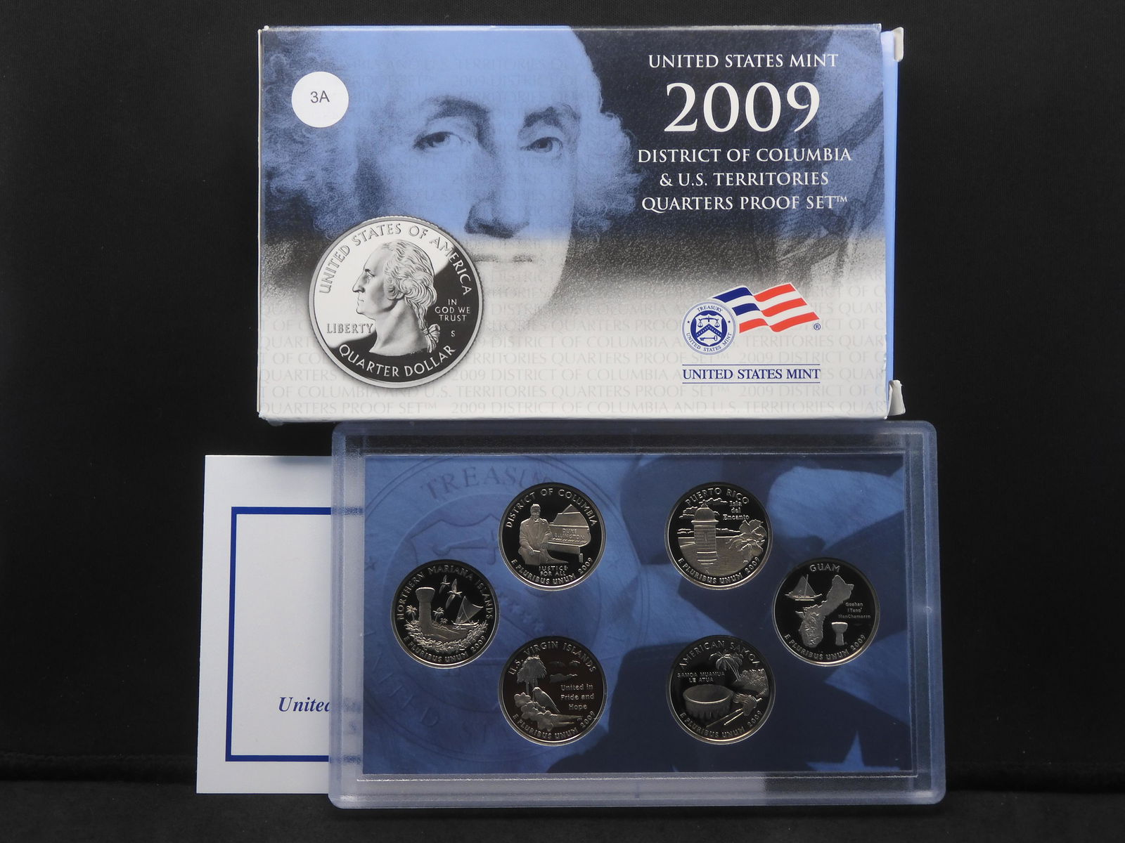 (6) Piece 2009-S District of Columbia & US Territories Quarters Proof Set.  GEM. (1 of 4)