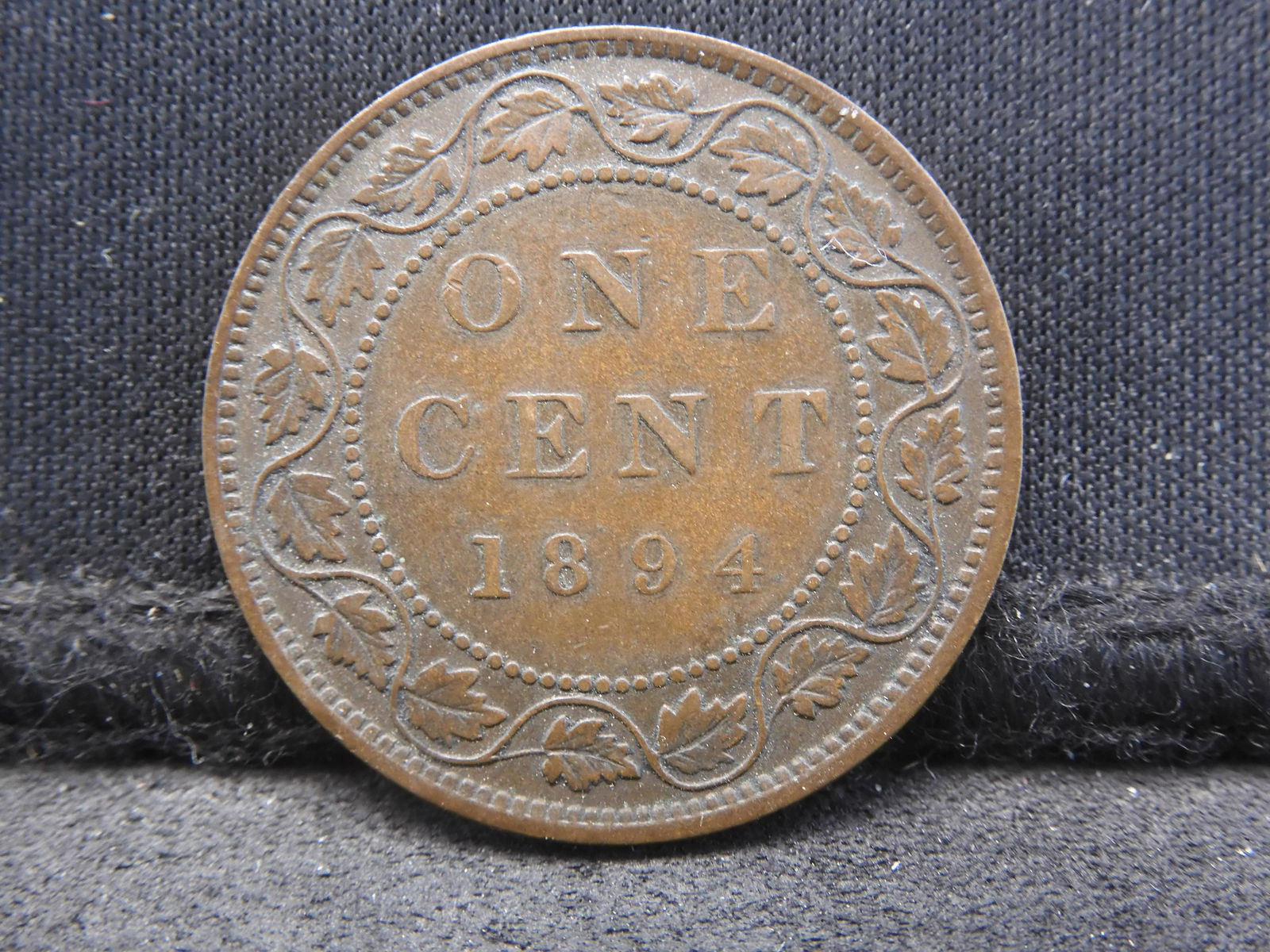 1894 Canada Large Cent.  Victoria Portrait. (1 of 2)