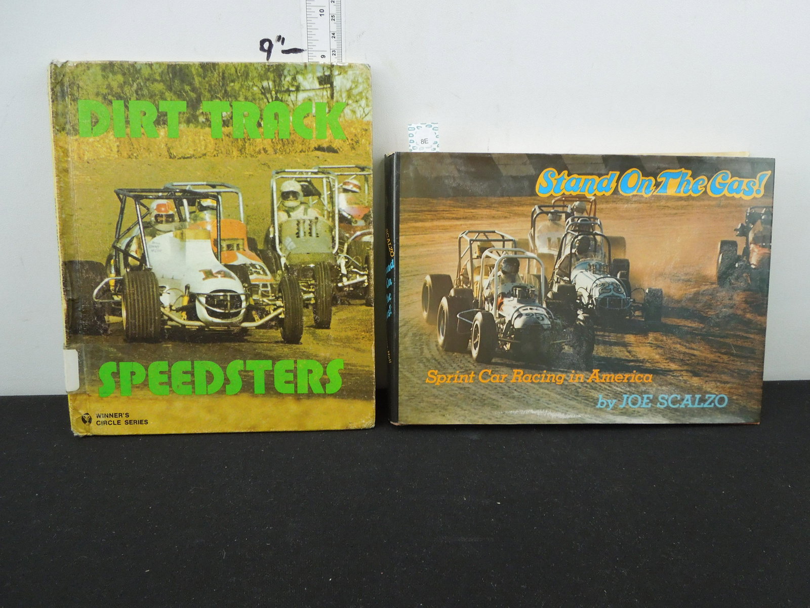 Lot of 2 Books; Stand on the Gas & Dirt Track Speedsters (1 of 3)
