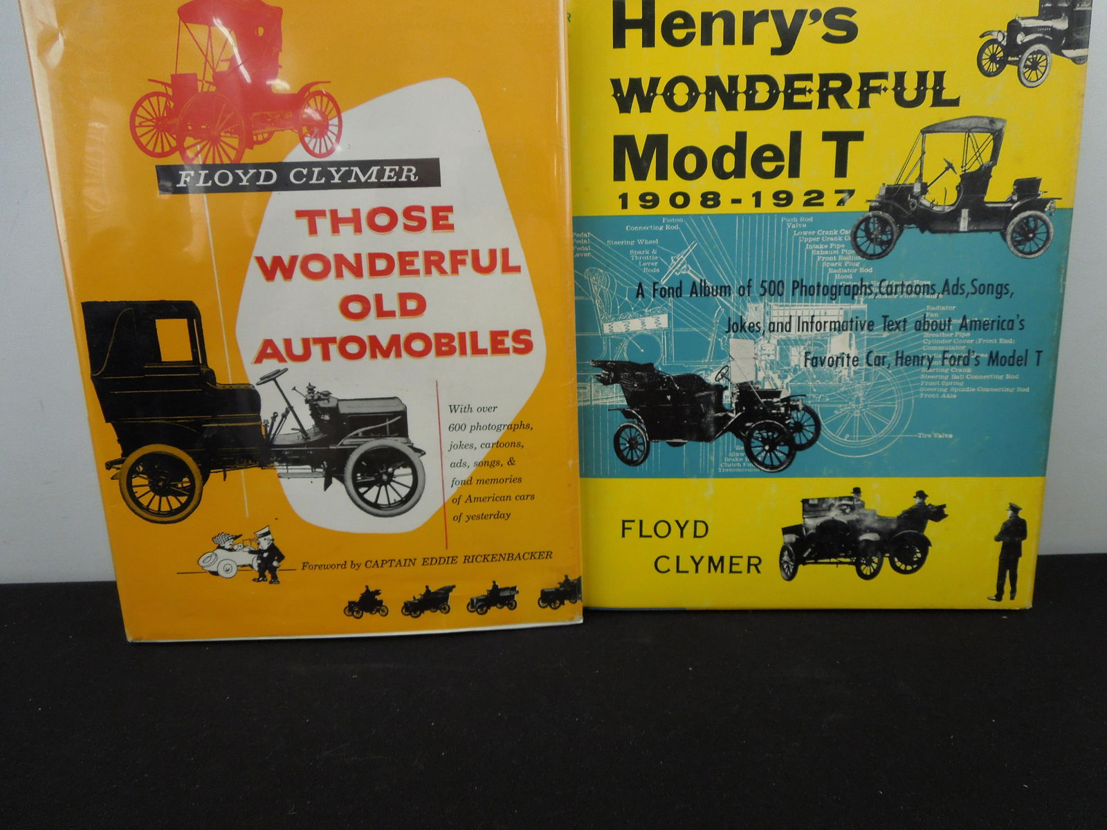 Lot of 2 Floyd Clymer Books: Those Wonderful Old Automobiles & Henry's Wonderful Model T (1 of 6)