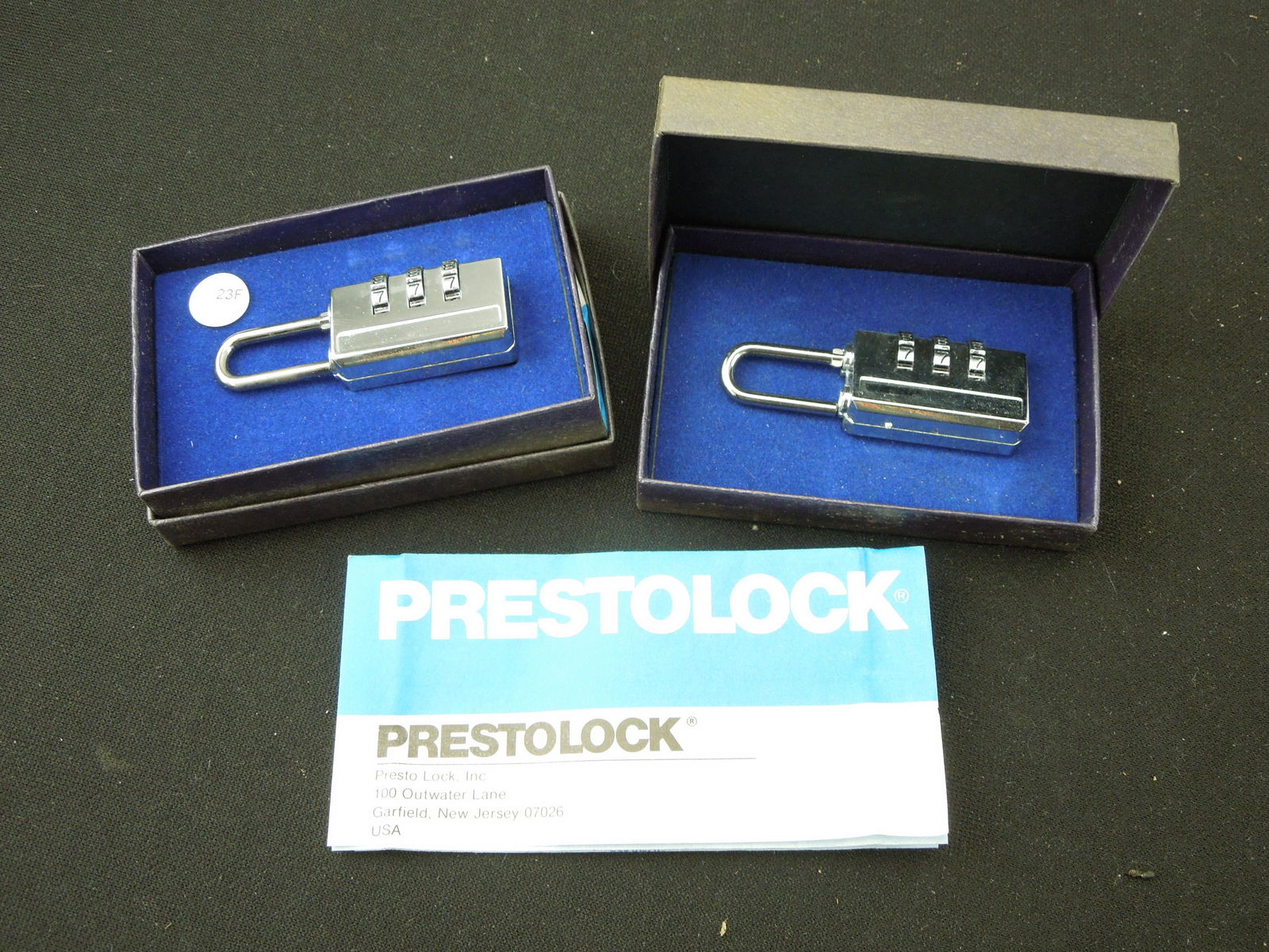 Lot of 2 Prestolock Combination Locks (1 of 1)