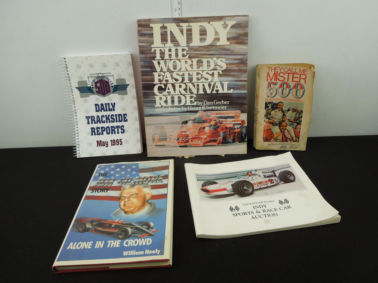 Lot of Miscellaneous Books; The Jim Gilmore Story, Indy The World's Fastest Carnival Ride, They Call (1 of 3)