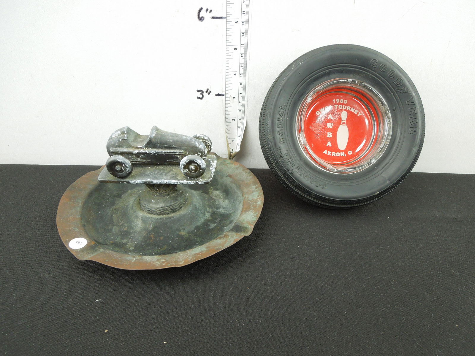 Midget Racing Car & Goodyear Tire Ashtray (1 of 5)
