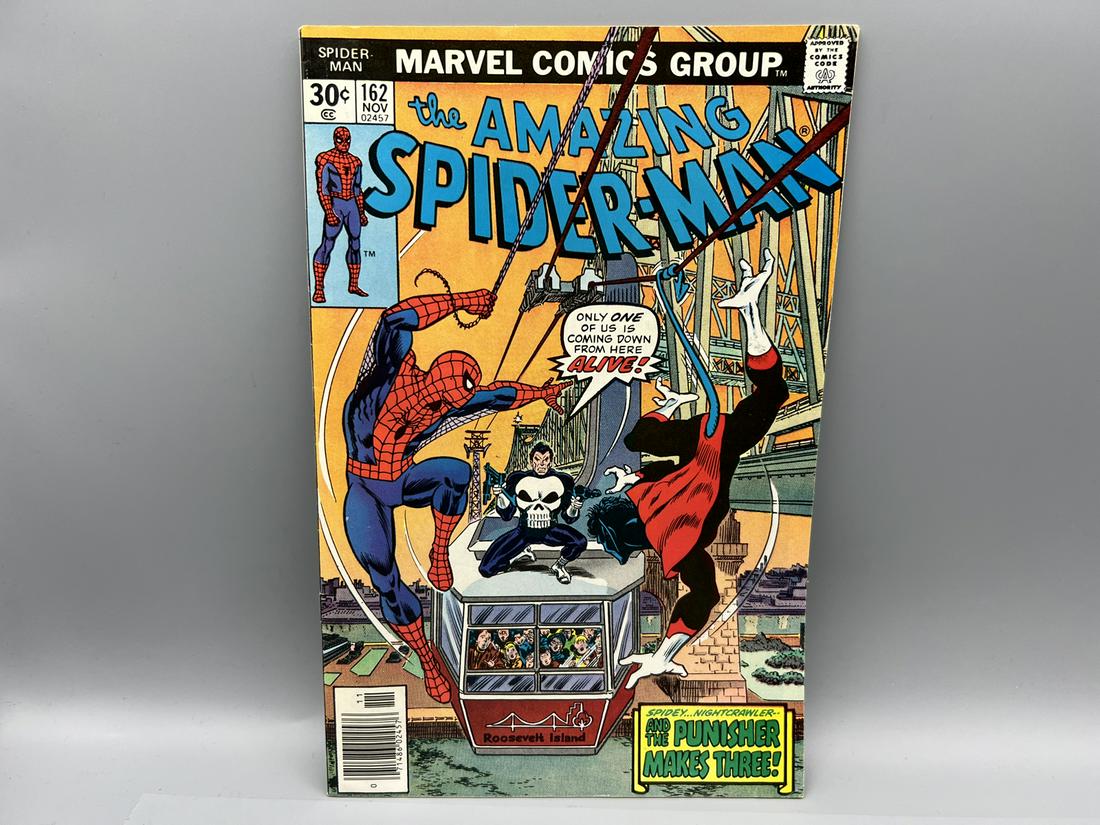 The Amazing Spiderman #162 - 1st app of Jigsaw - Punisher appearance - Marvel Comics  - Key Issue (1 of 4)