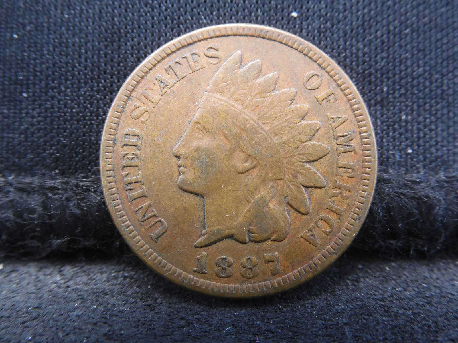 1887 Indian Head Penny - Full Liberty! - Better Date! (1 of 2)