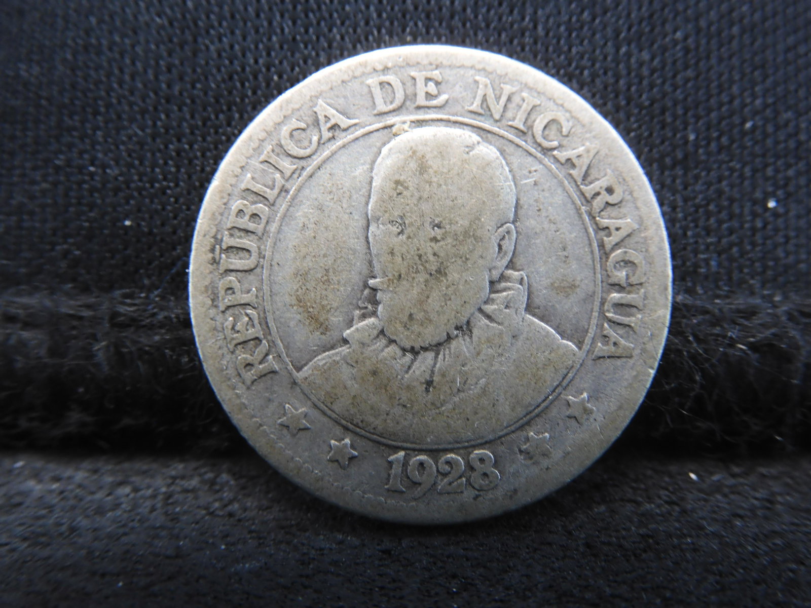 1928 10 Centavos from Central America 80% Silver: 1928 10 Centavos from Central America 80% Silver