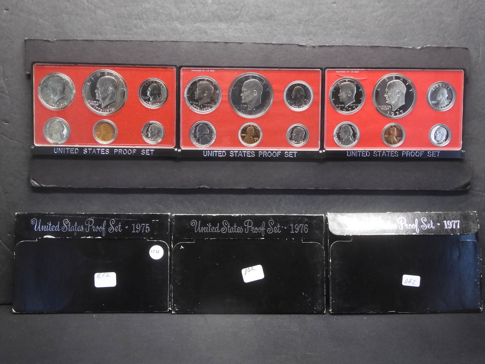 1975-S, 1976-S, & 1977-S Proof Sets (1 of 7)