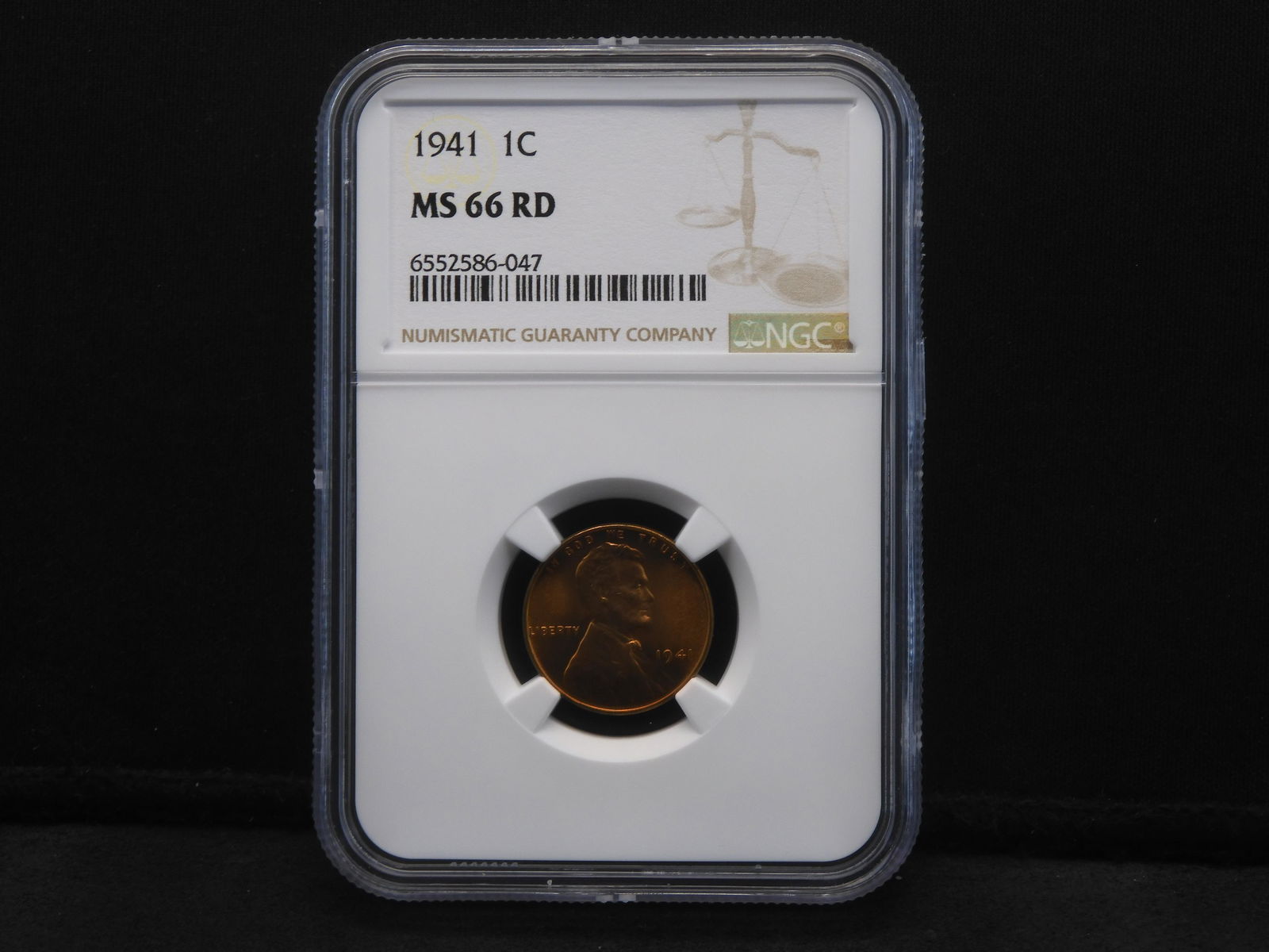 1941 Lincoln Wheat Cent - NGC MS66 RD (1 of 4)