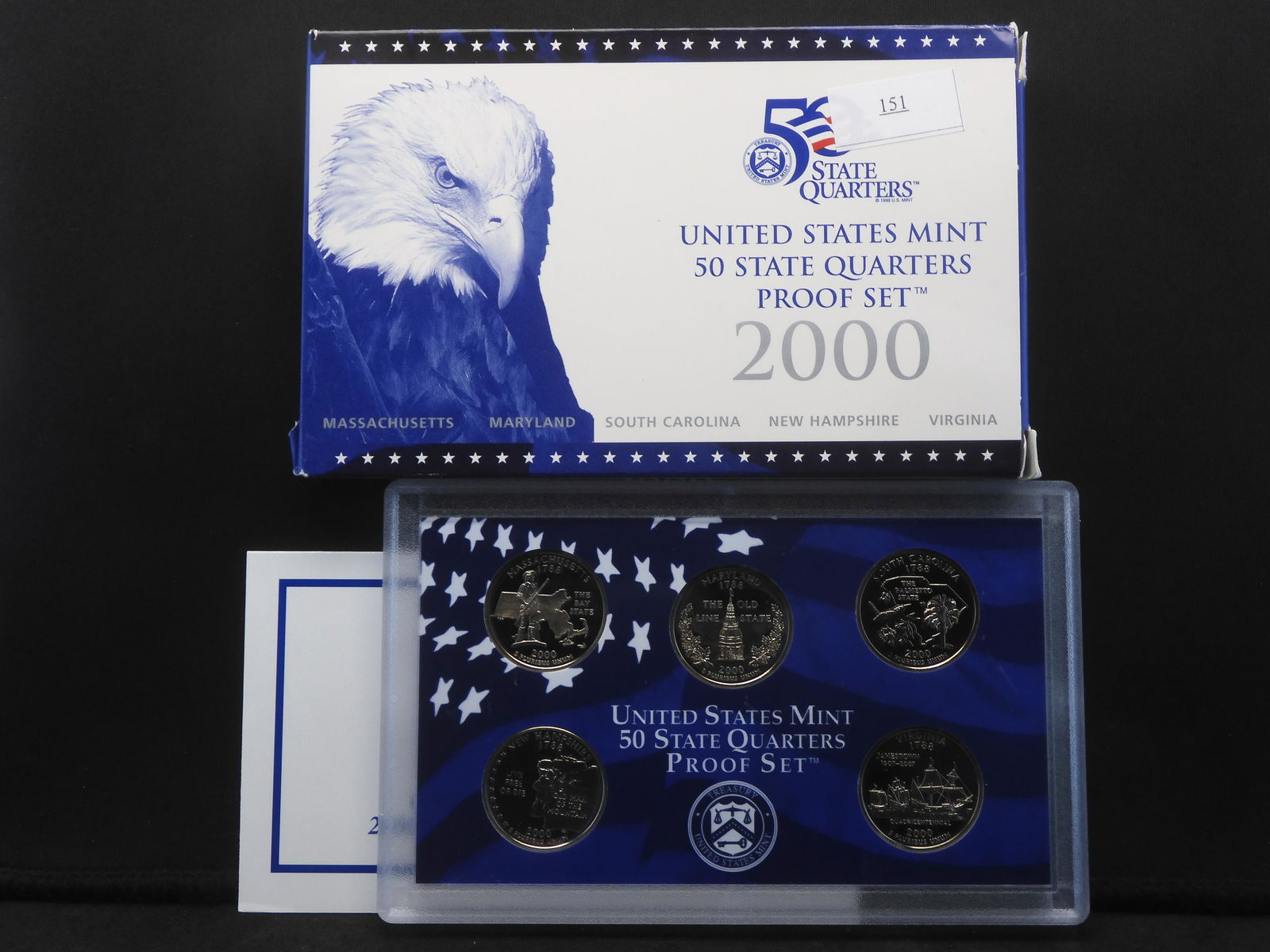 2000 Statehood Quarter Proof Set OGP (1 of 4)