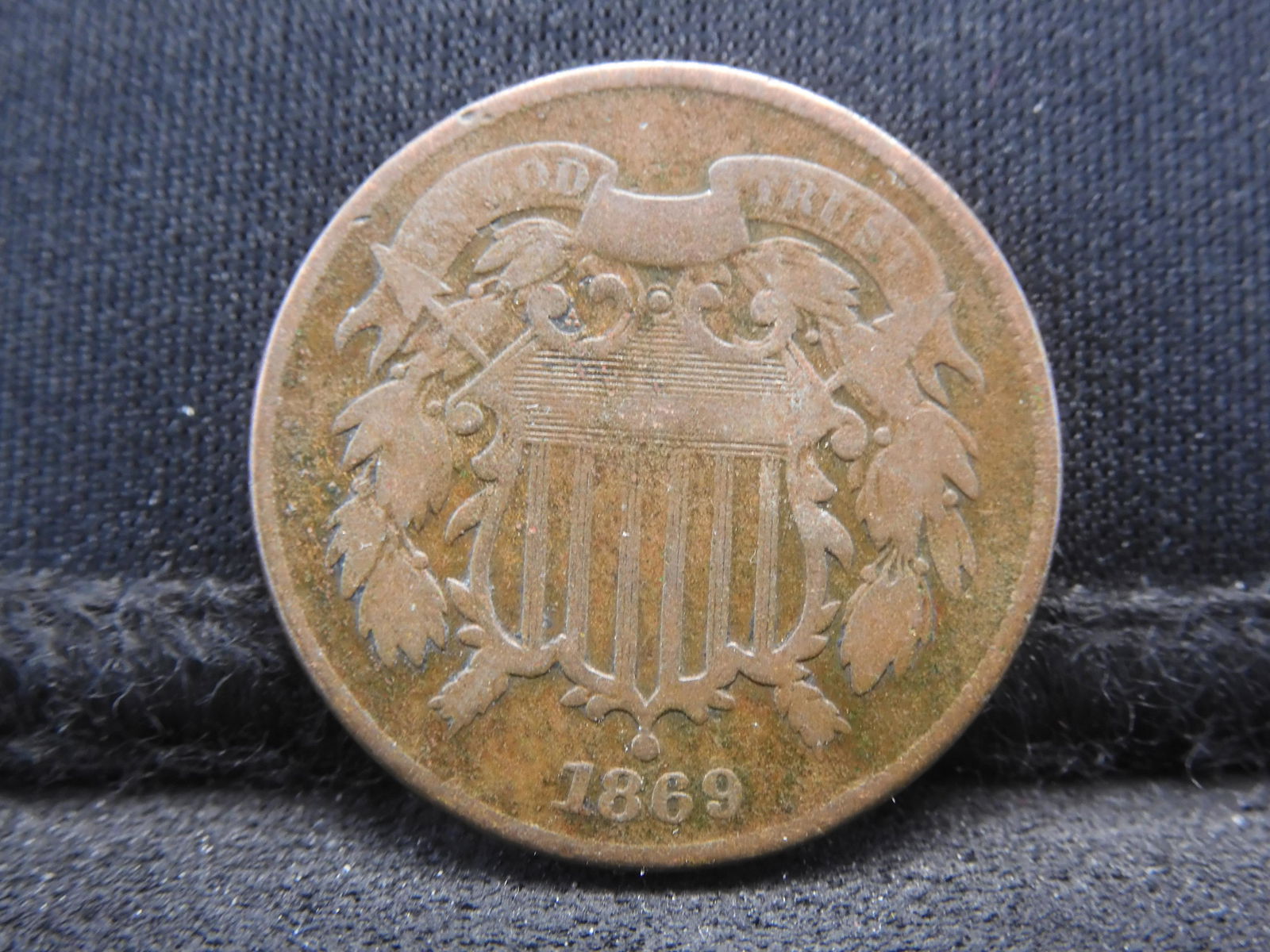 1869 Two 2 Cent Piece - Nice Circ (1 of 2)