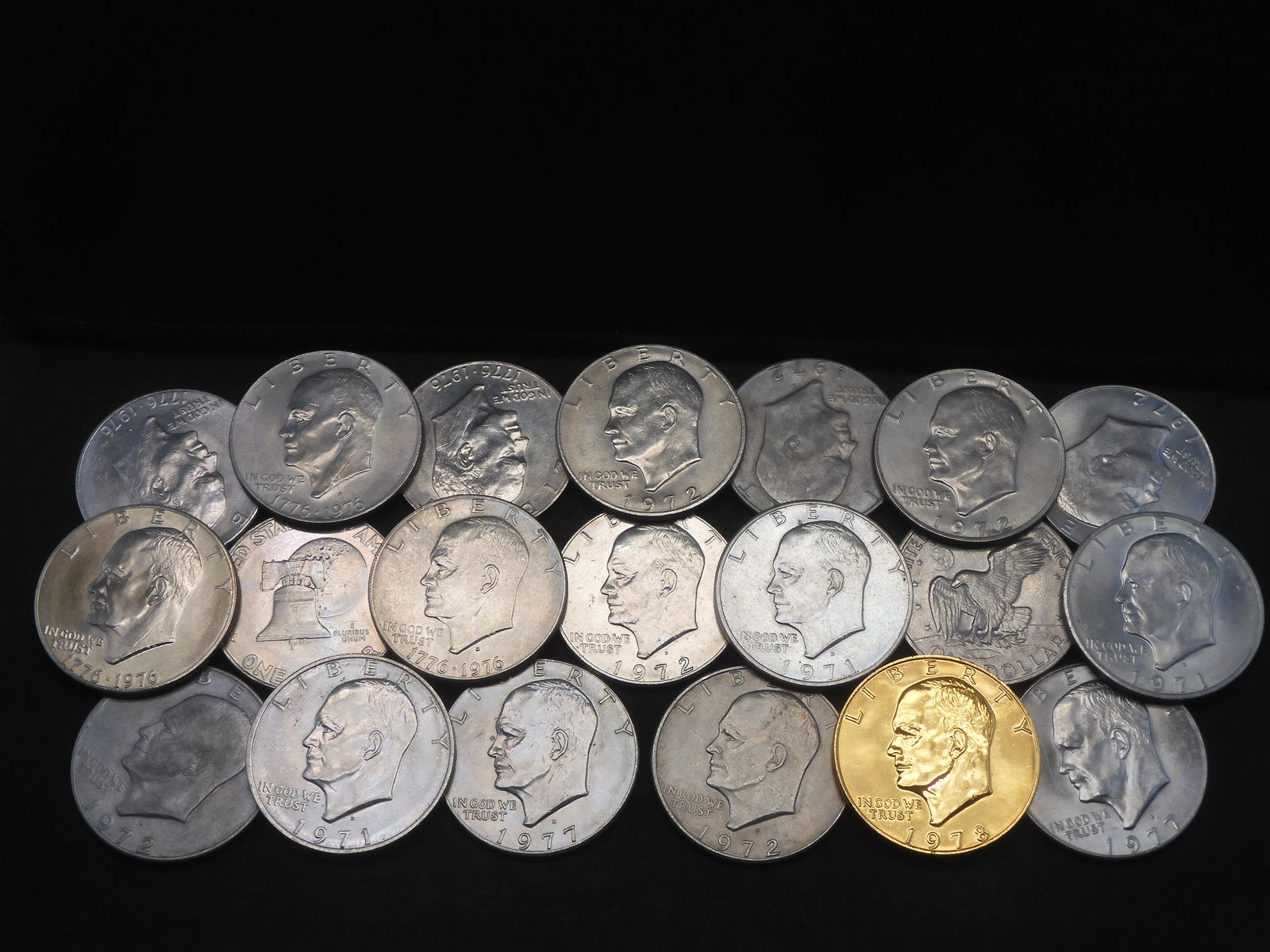 Nice Group of (20) Eisenhower Ike Dollars (1 of 3)