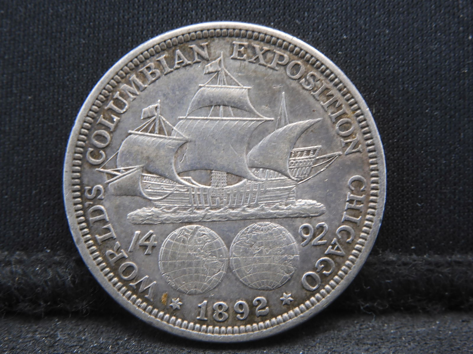 1892 Columbian Exposition Half Dollar - Great Detail (1 of 2)