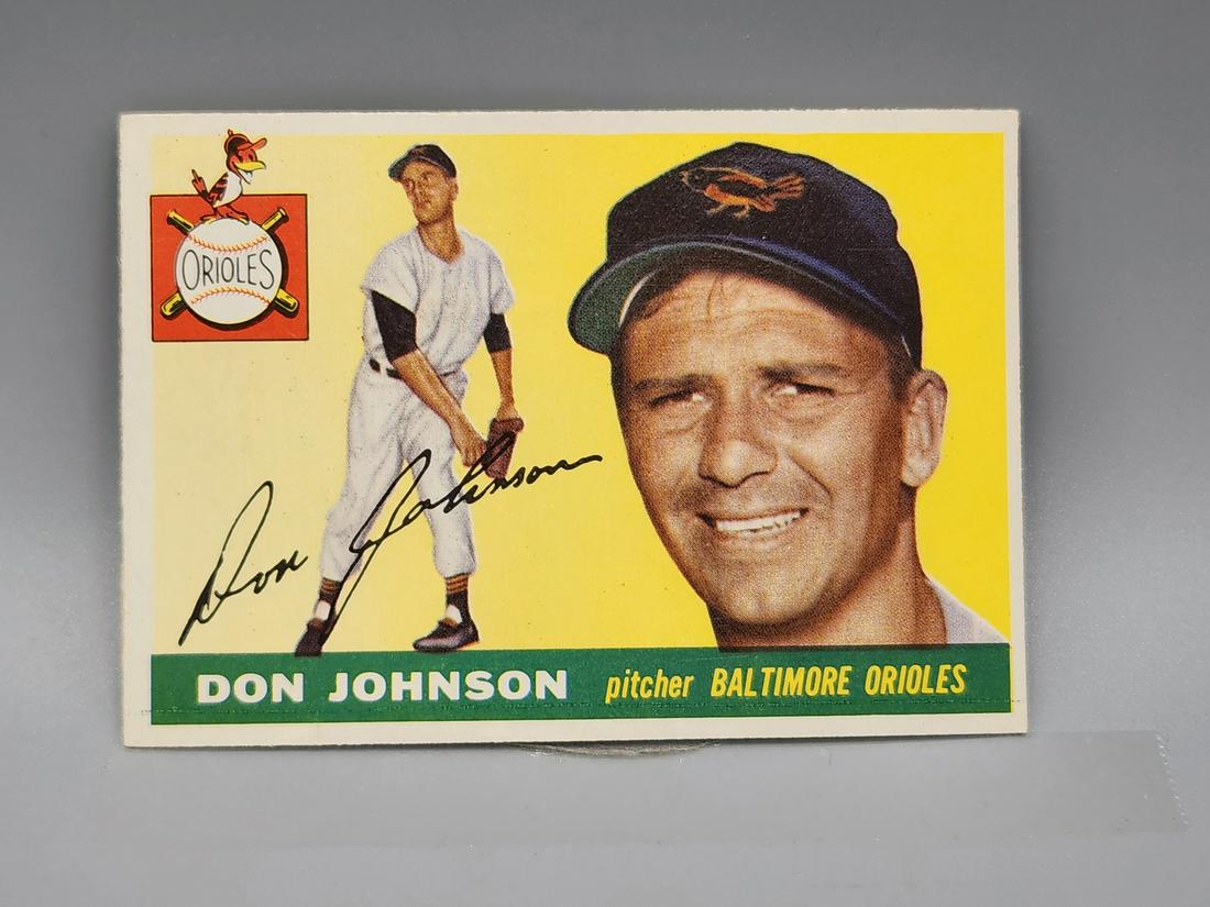 1955 Topps Don Johnson #165 Tough High Number: 1955 Topps Don Johnson #165 Tough High Number