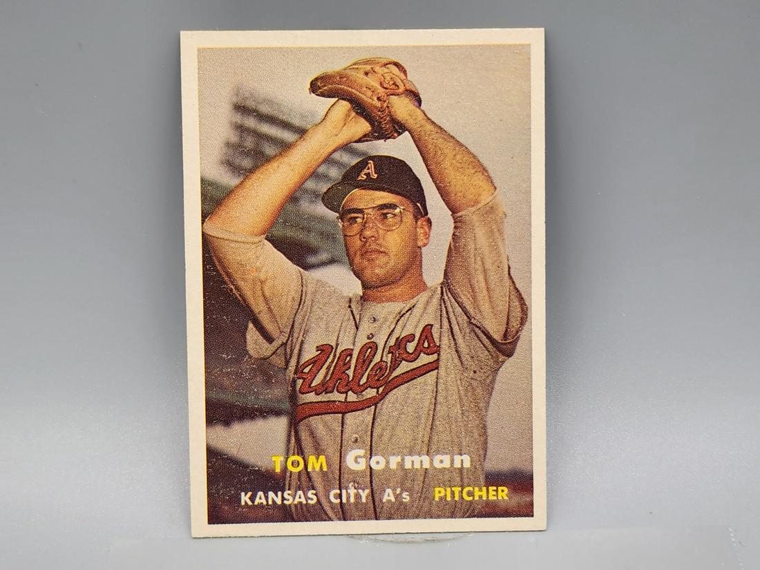 1957 Topps Tom Gorman #87: 1957 Topps Tom Gorman #87