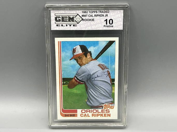 1982 Topps Traded Cal Ripken Jr. Rc 98t Gem Elite Grading 10