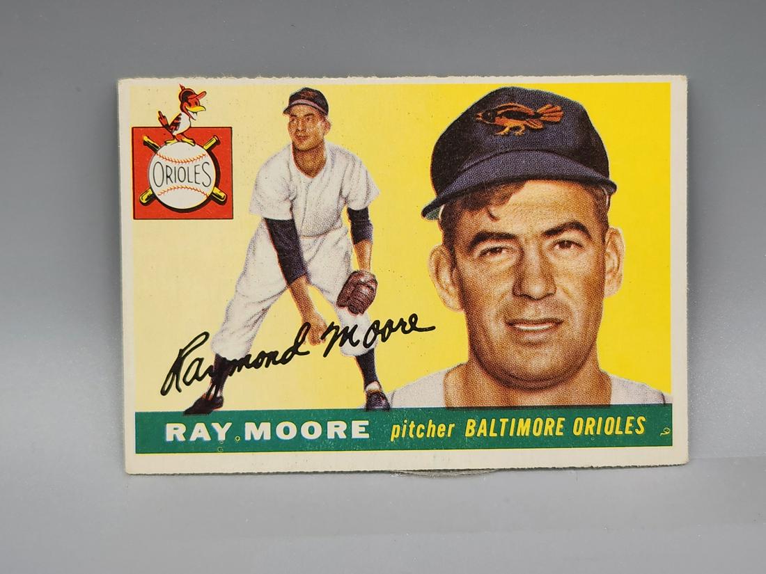 1955 Topps Ray Moore #208 Tough High Number (1 of 2)