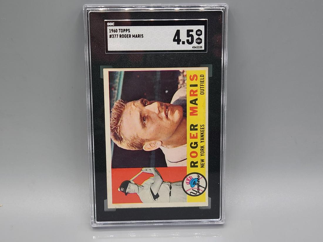 1960 Topps Roger Maris #377 SGC 4.5 (1 of 2)