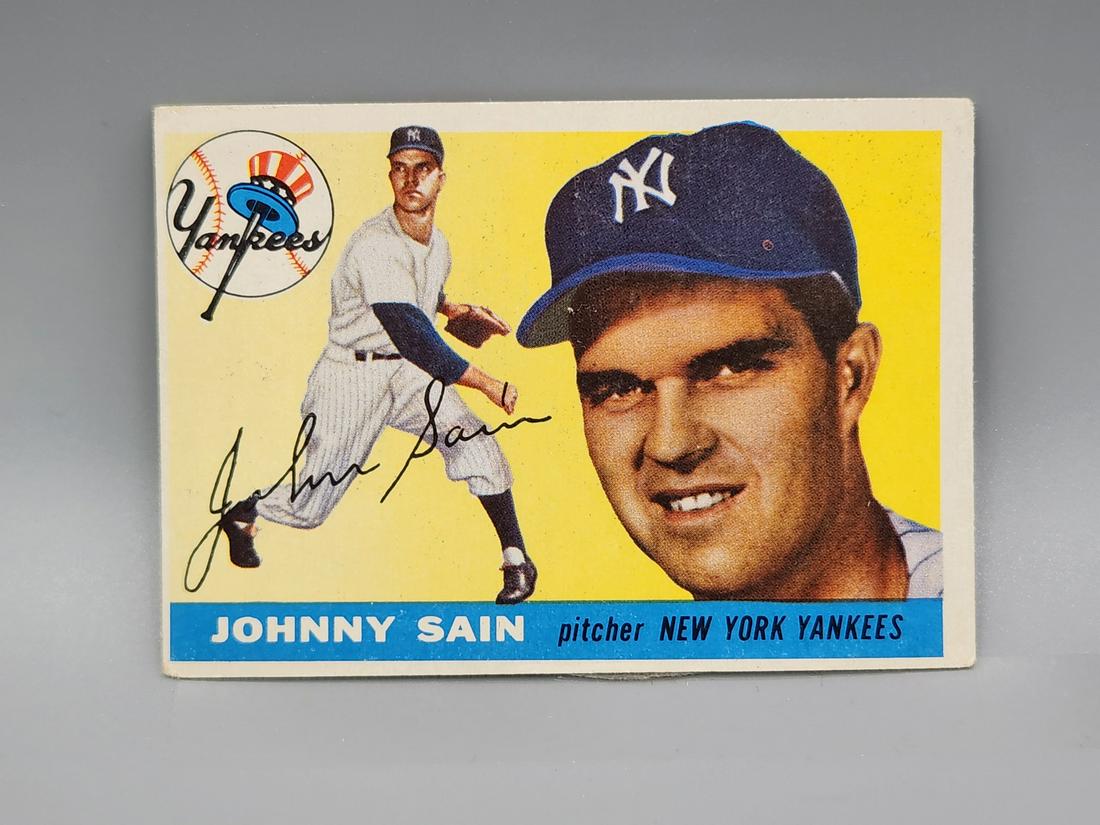 1955 Topps Johnny Sain #193 Tough High Number (1 of 2)