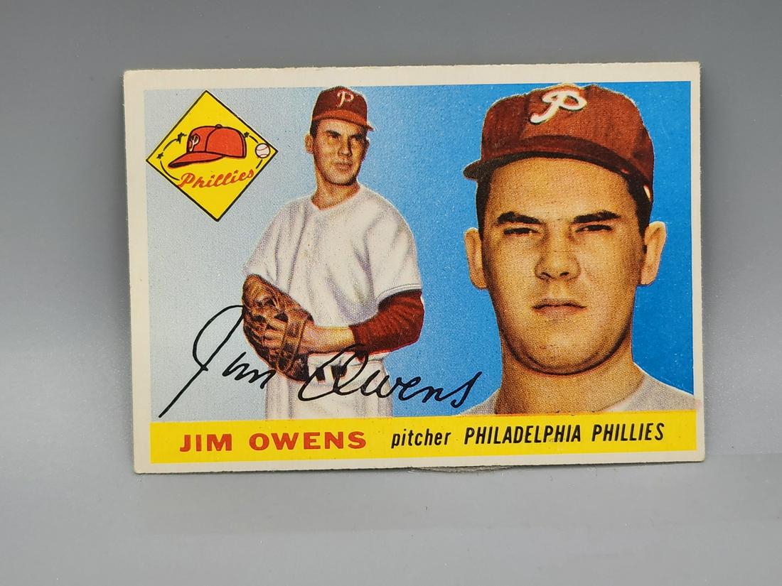 1955 Topps Jim Owens #202 Tough High Number: 1955 Topps Jim Owens #202 Tough High Number