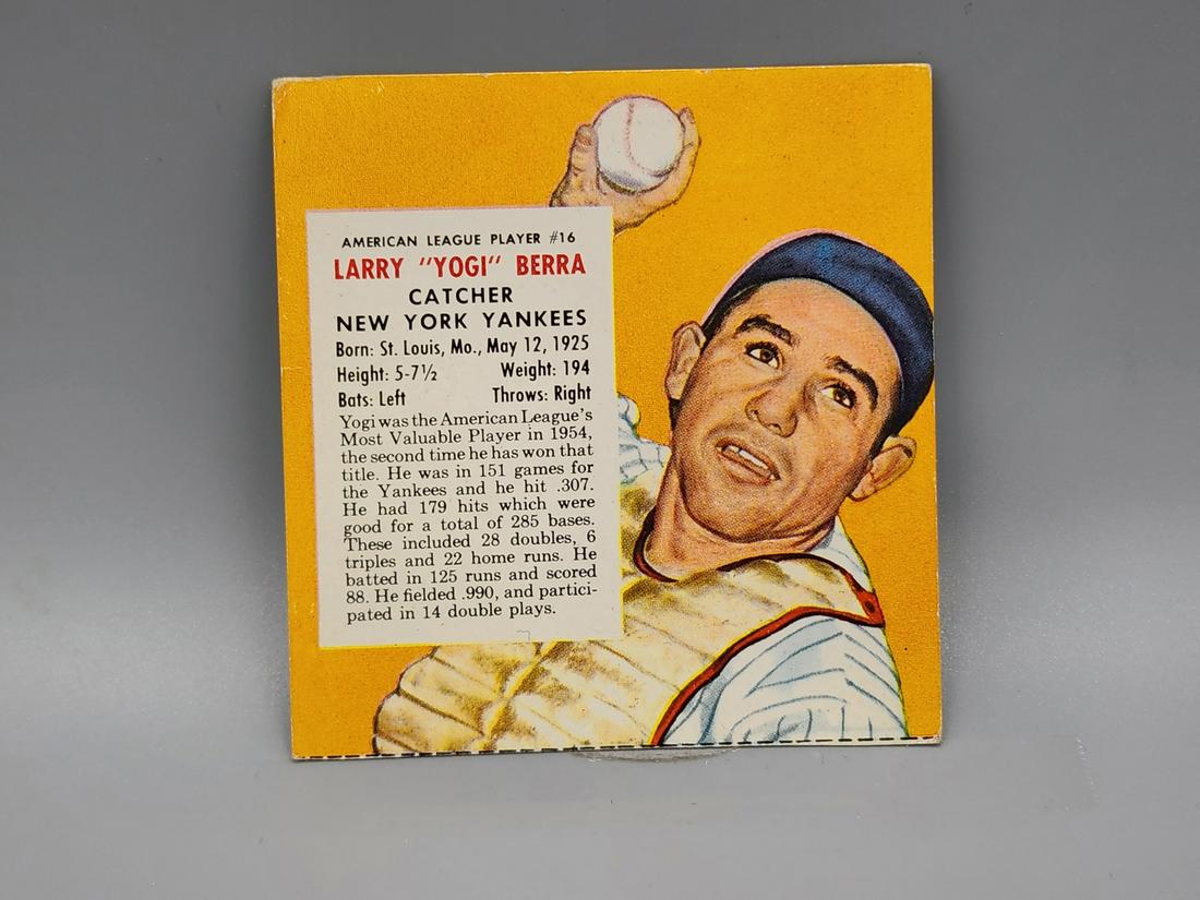 1955 Red Man Yogi Berra #16 HOF (1 of 2)