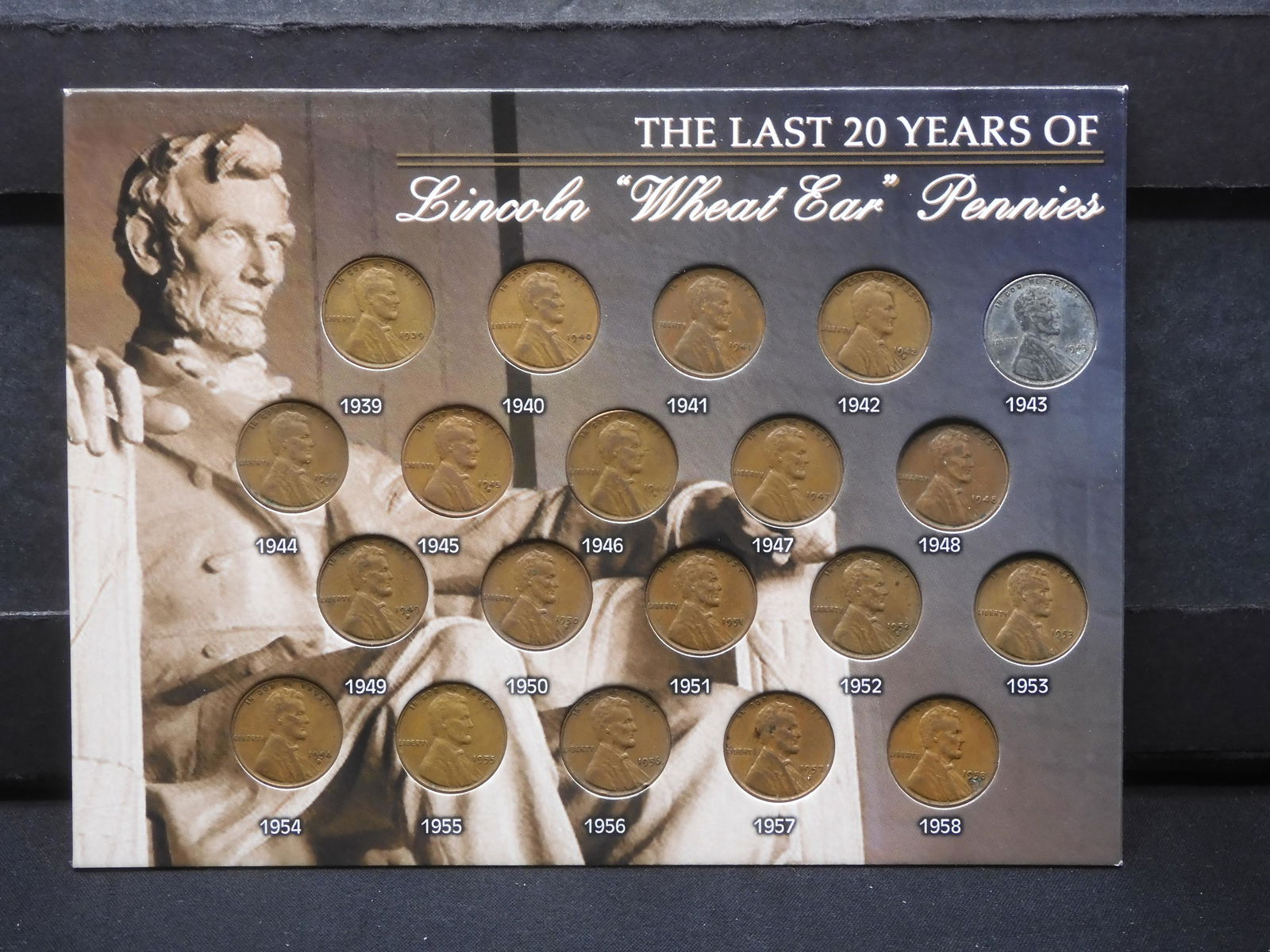 The Last 20 Years of Lincoln "Wheat Ear" Pennies 1939 to 1958 (1 of 6)