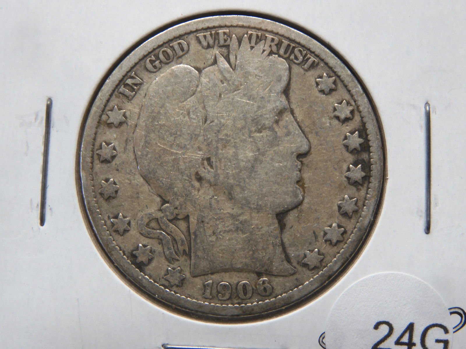 1906 Barber 50c. 90% Silver (1 of 3)