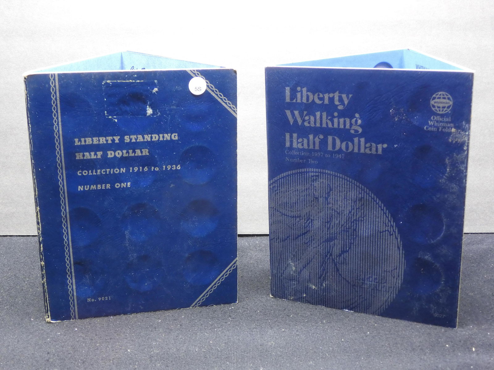 Two Empty Half Dollar Whitman Coin Folders (1 of 5)