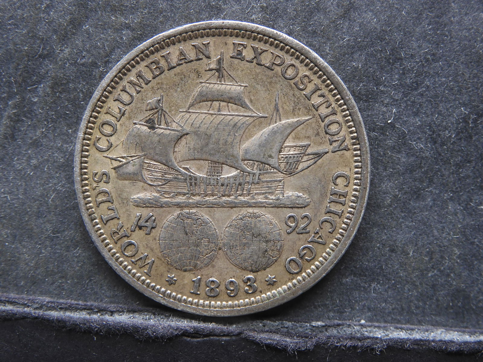 1893 Columbian Exposition Silver Half Dollar (1 of 3)