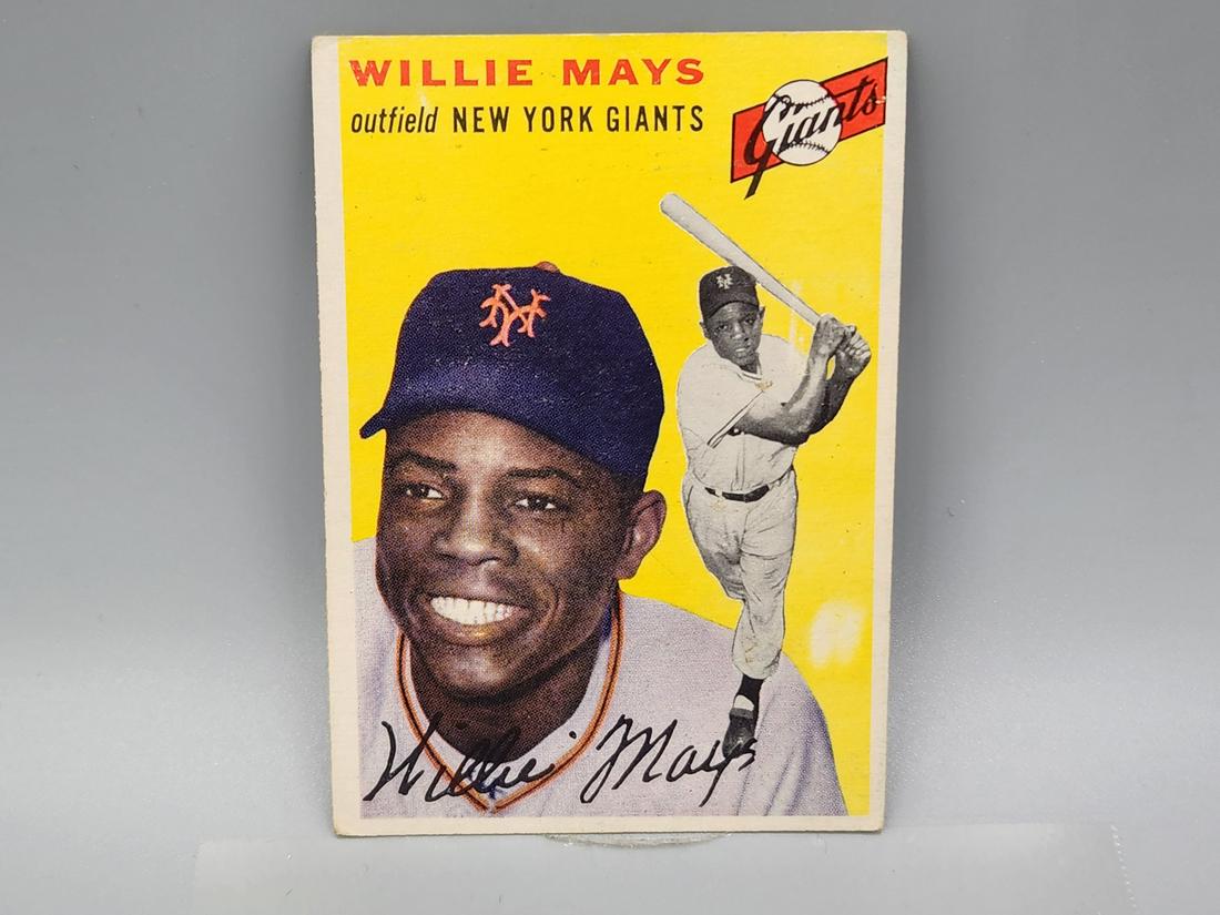 1954 Topps Willie Mays #90 HOF: 1954 Topps Willie Mays #90 HOF