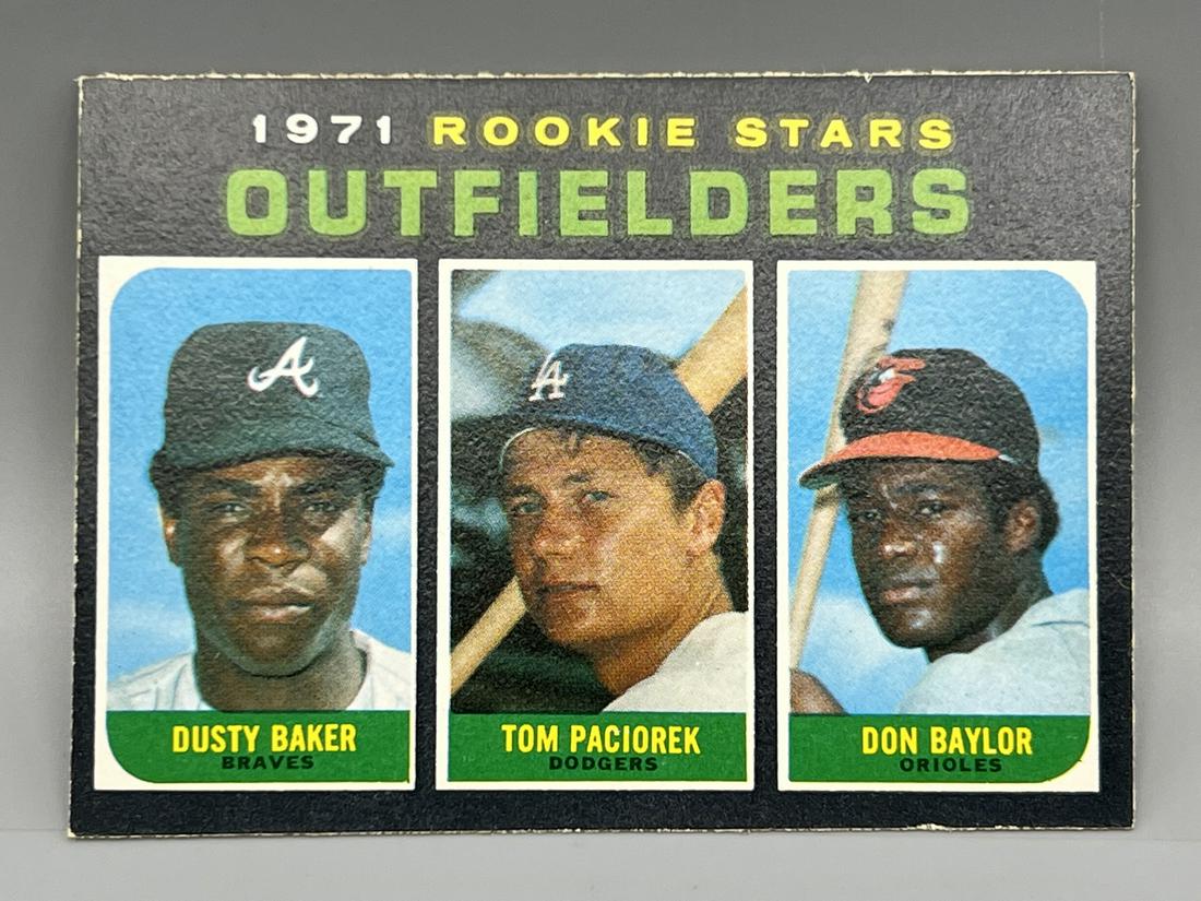 1971 O Pee Chee Dusty Baker & Don Baylor RC #709 - High Number (1 of 2)