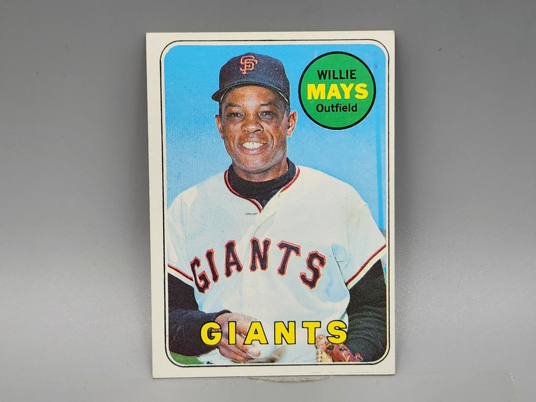1969 Topps Willie Mays #190 HOF: 1969 Topps Willie Mays #190 HOF