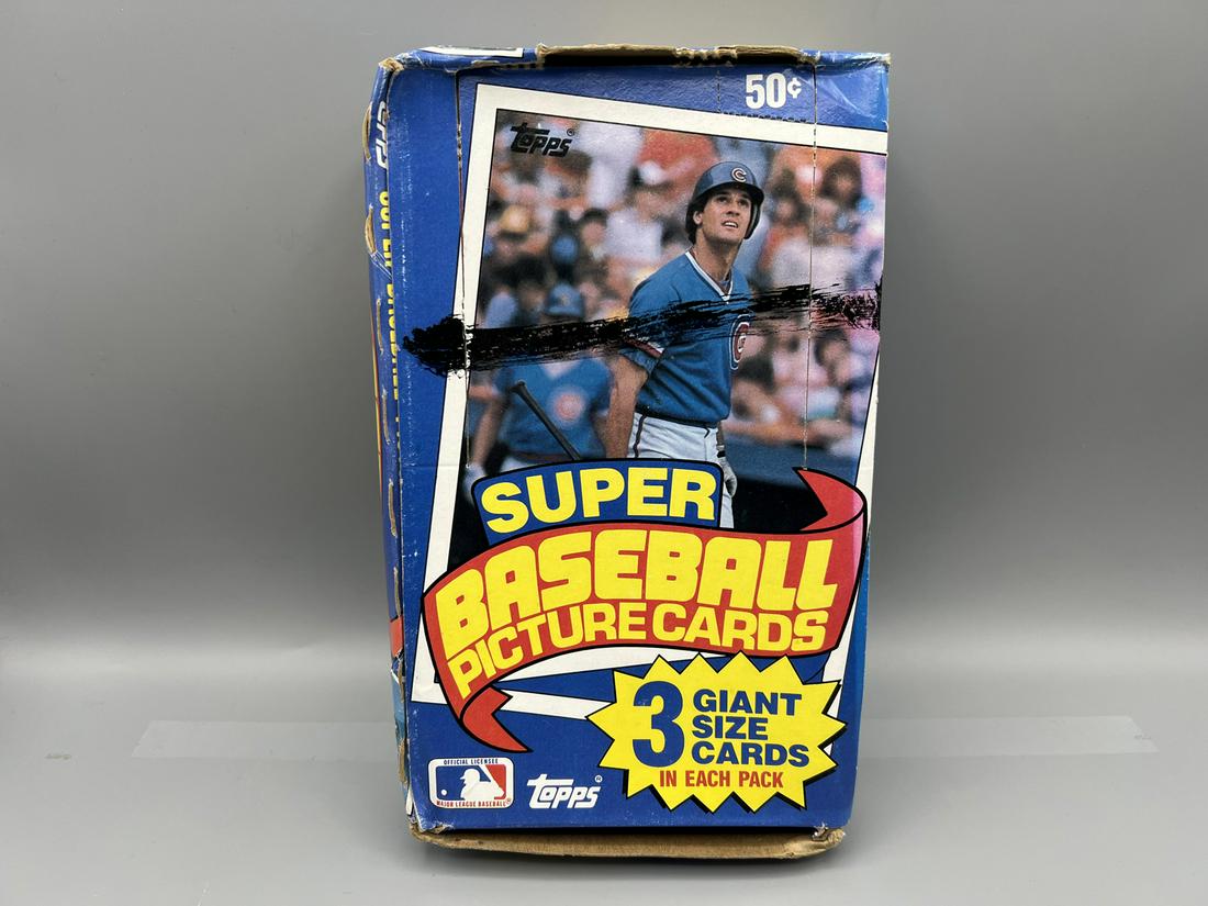 1985 Topps Baseball Card Super Wax Box Unopened Packs (1 of 2)