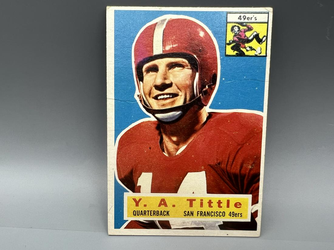 1956 Topps #86 Y.A. Tittle (1 of 2)